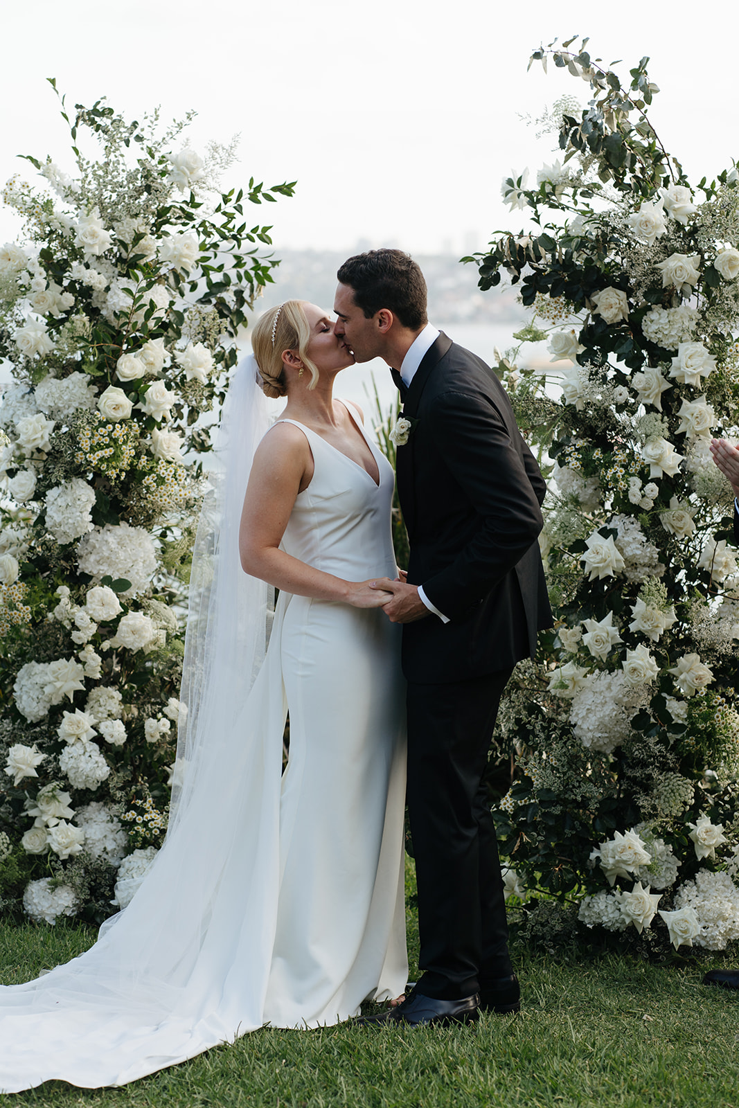 Annie & Patrick together at their ceremony
